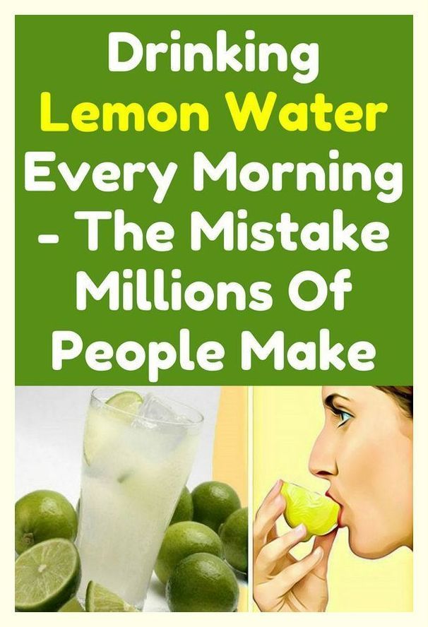 STOP CONSUMING LEMON WATER IN THE MORNING! MILLIONS OF PEOPLE MAKE THIS MISTAKE!